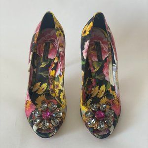 Dolce & Gabbana Floral Stilettos